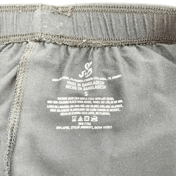 J+B Womens Sleep Short Size S Navy Blue Drawstring Mini Mid Rise Soft Flowy - Picture 3 of 3